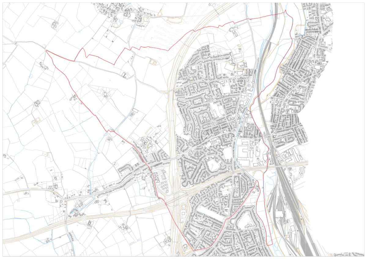 Boundary Map of Sandiacre